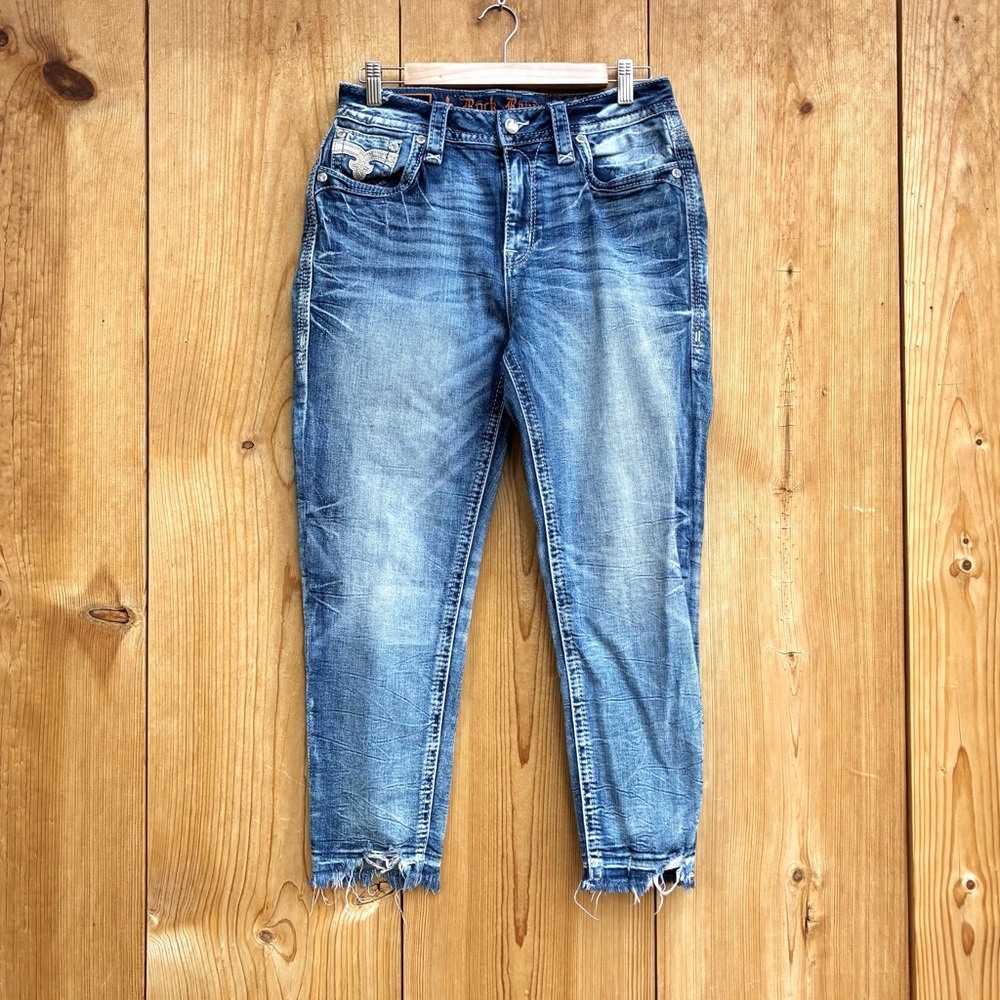 Rock Revival Arjean Easy Ankle Skinny Jeans Sz 29